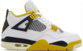 Air Jordan 4 Retro 'Vivid Sulfur' – White/Yellow (AQ9129-101)